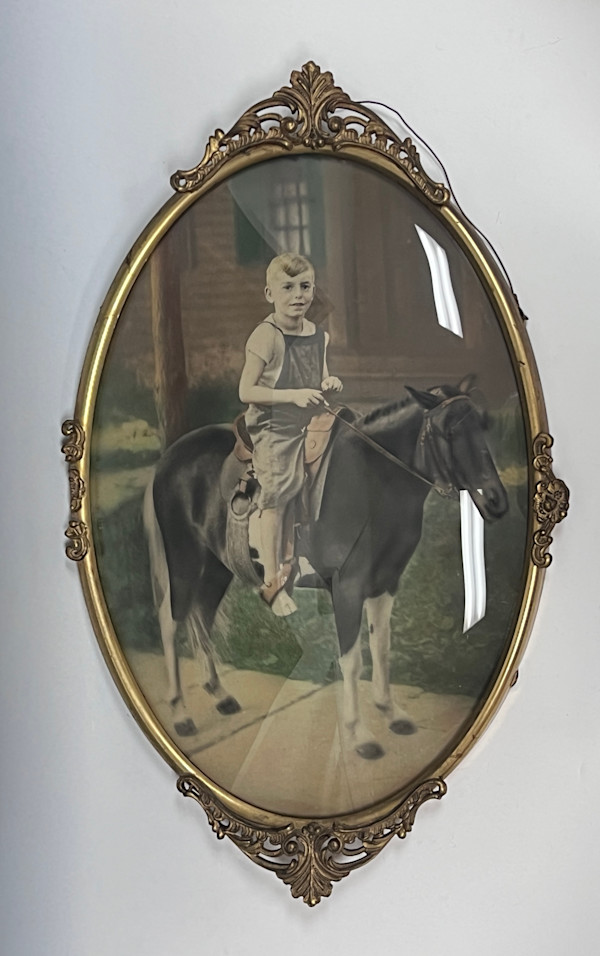 Boy on Horse by Unknown, United States, Image 1.