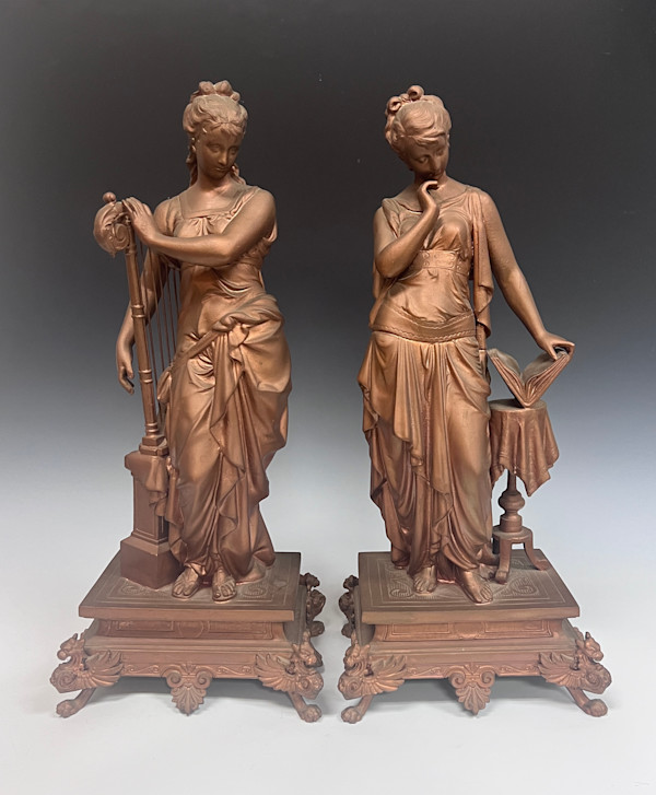 Statues (Set of Two) by Ansonia, Image 1.