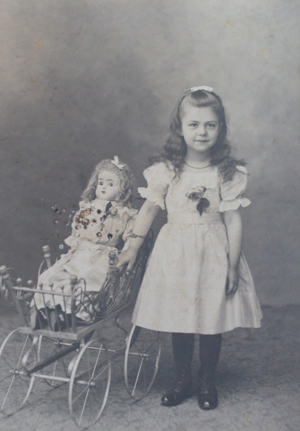 Girl with Doll by Unknown, United States