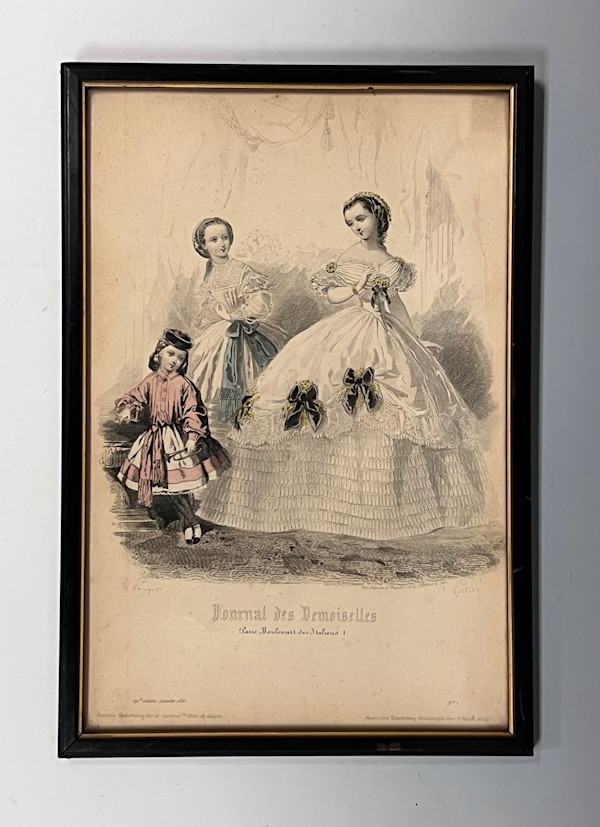 Untitled Fashion Plate by Journal des Demoiselles, Image 1.