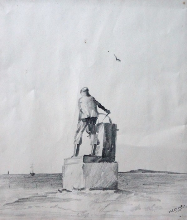 Fisherman's Monument, Gloucester, Massachusetts by M.C. Meelig