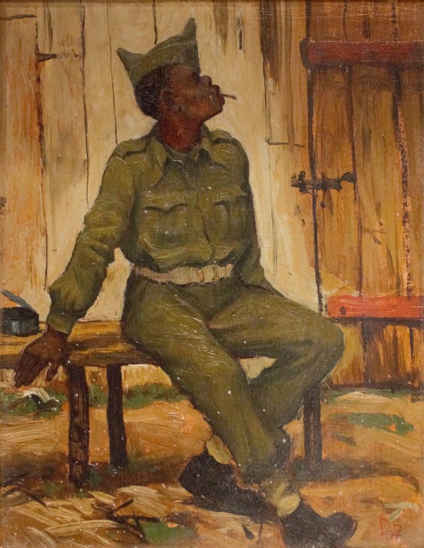 Resting Soldier by D. P.