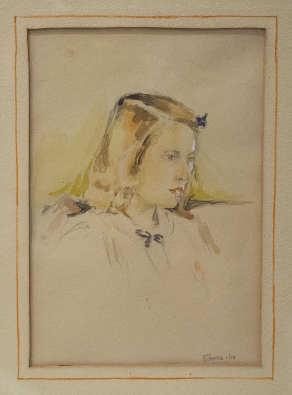 Portrait of an Unknown Girl by [Unknown] Stevens