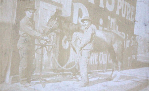 Grooming a Horse by Unknown, United States