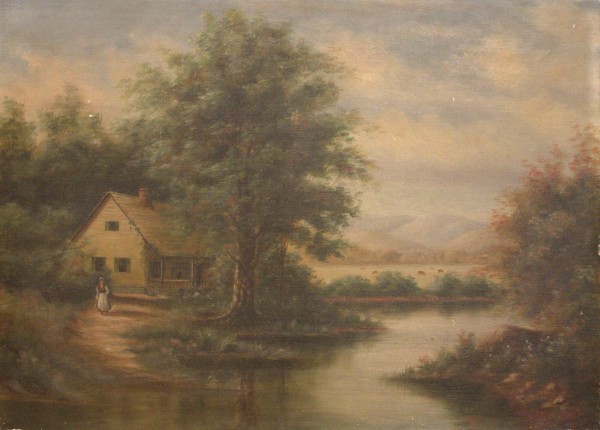 Cottage Scene by James A. Edmonds
