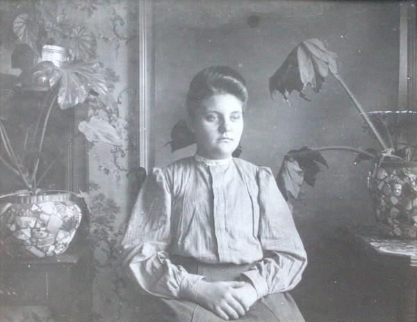 Portrait of a Girl with Mosaics by Unknown, United States