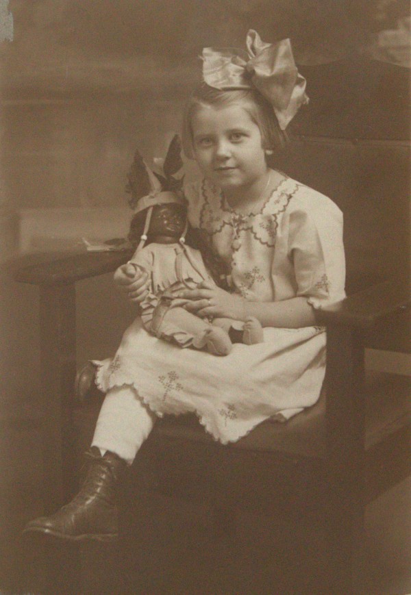 Portrait of a Girl and her Doll by Unknown, United States