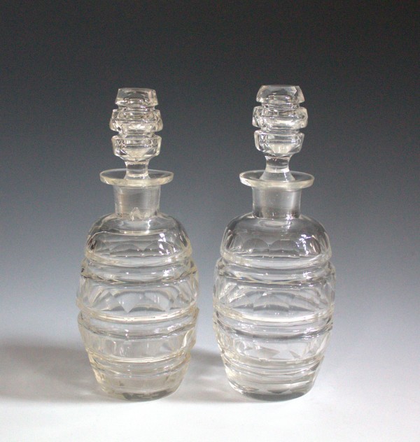 Decanters (Set of Two) by Unknown, Bohemia