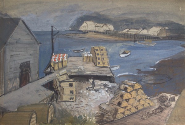 Lobster Trapping by Harry Gottlieb