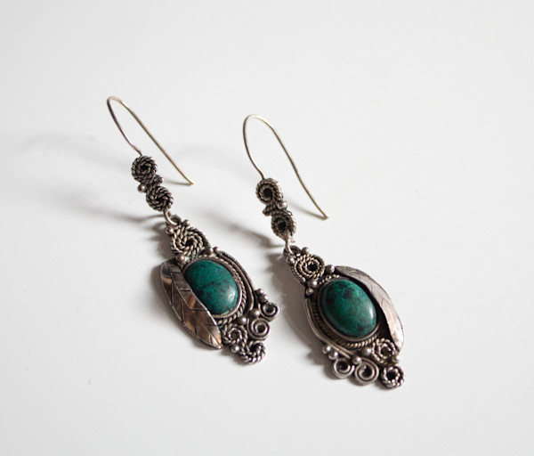Earrings by Unknown, Mexico