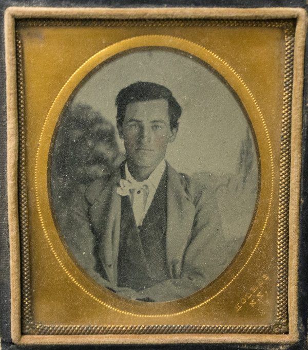 Ruby Ambrotype by Silas A. Holmes