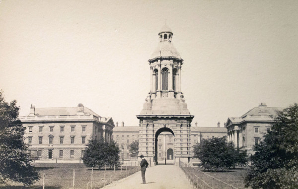 The Campanile, Examination Hall, and Chapel, Trinity College, Dublin by Unknown