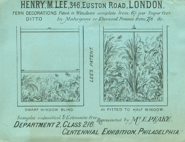 Trade Card by Henry M. Lee