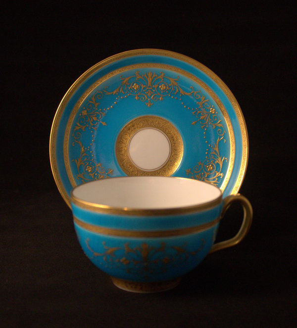 Cup and Saucer by Minton