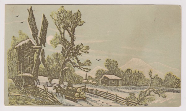 Advertising Card by Unknown, United States