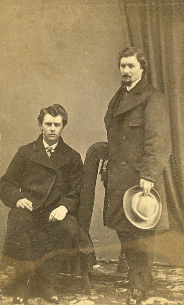 Portrait of Two Men by George S. Irish