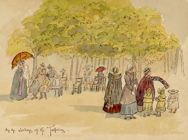 In the Gardens of the Tuileries by Whylock Pendavis