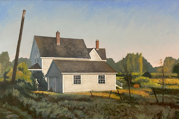 Afternoon Light on Three Structures by Douglas H Caves Sr
