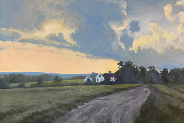 Evening Falls over the Hill by Douglas H Caves Sr