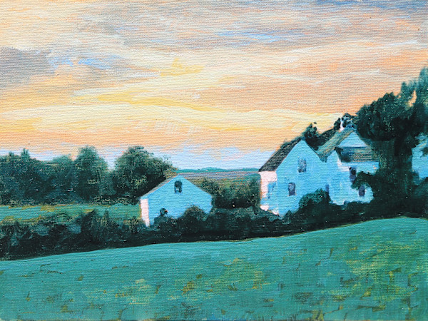 Last Light, Two Houses by Douglas H Caves Sr, Image 1.