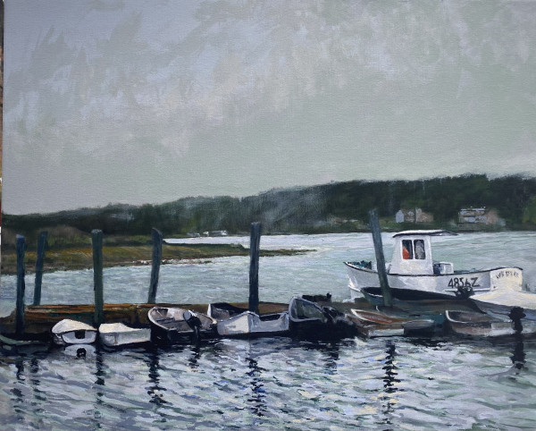 Lifting Fog, Cape Porpoise by Douglas H Caves Sr