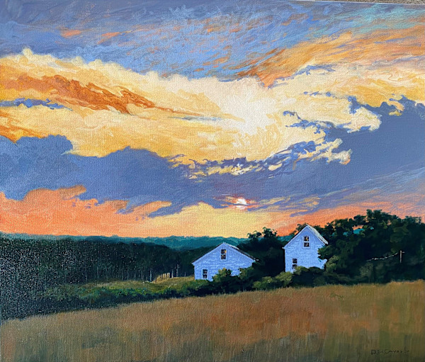 Sunset Serenade on a Gentle Hill by Douglas H Caves Sr