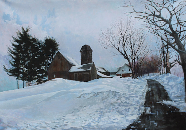 Afternoon in Winter on Jewel Hill by Douglas H Caves Sr