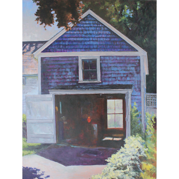 Blue Garage by Douglas H Caves Sr