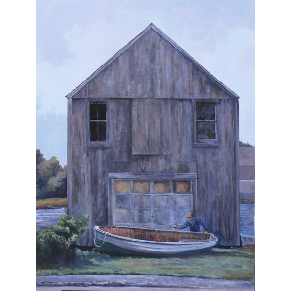 Boat House at Porpoise Cove by Douglas H Caves Sr