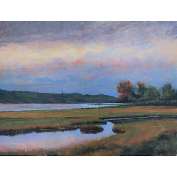 Webhannet River at Dusk by Douglas H Caves Sr