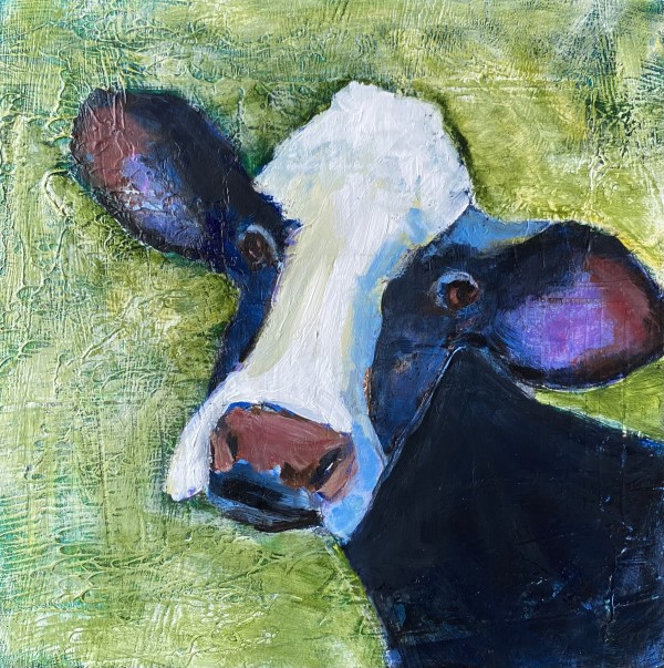 "Psychedelic Cow" by Carol M Ross