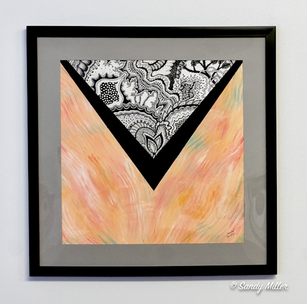 24020 - V Peach 1 by Sandy Miller, Image 1.