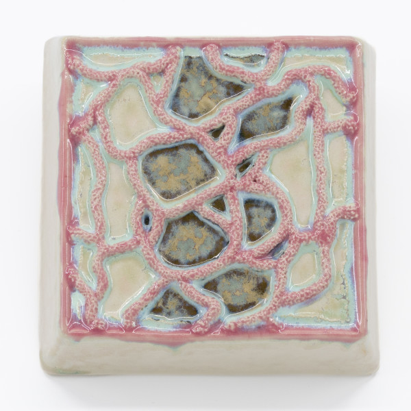 Square Wall Hanging - Wetlands by Sandy Miller