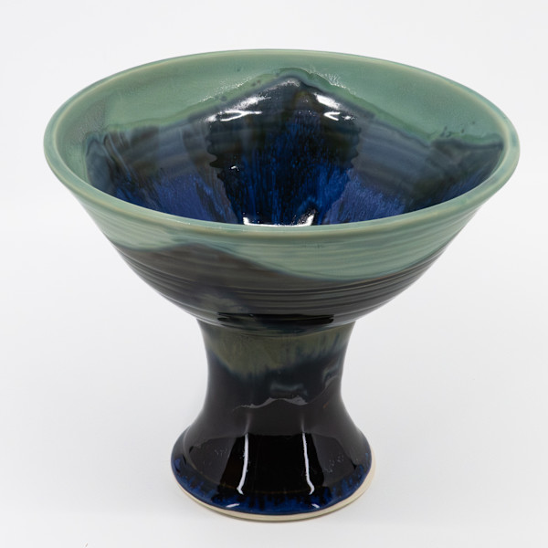 24106  Pedestal Dish by Sandy Miller