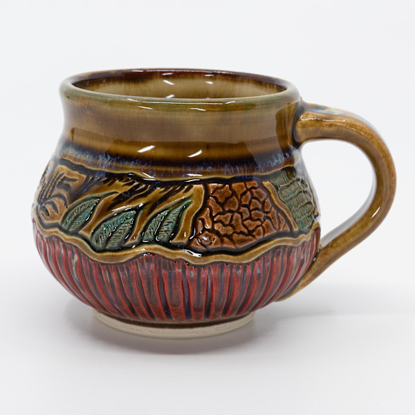 25011 Brown Coffee Cup by Sandy Miller