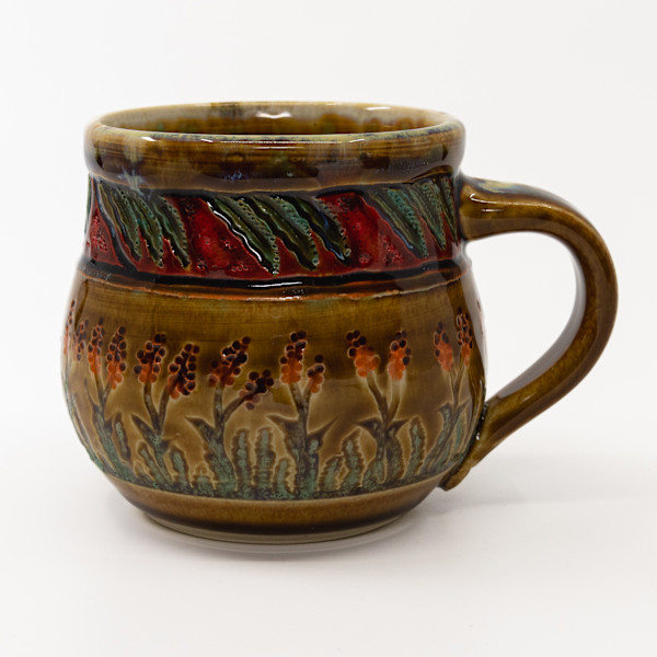 25012 Brown Coffee Cup by Sandy Miller