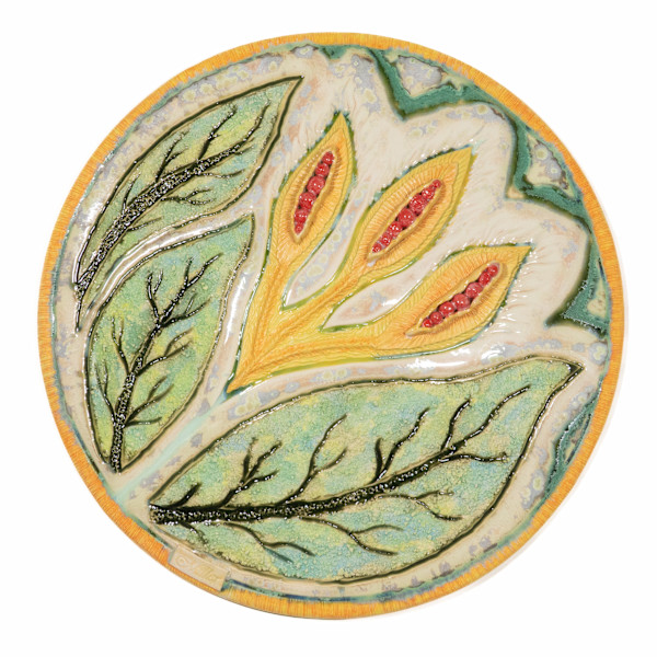 25024 Round Disc Wall Sculpture by Sandy Miller