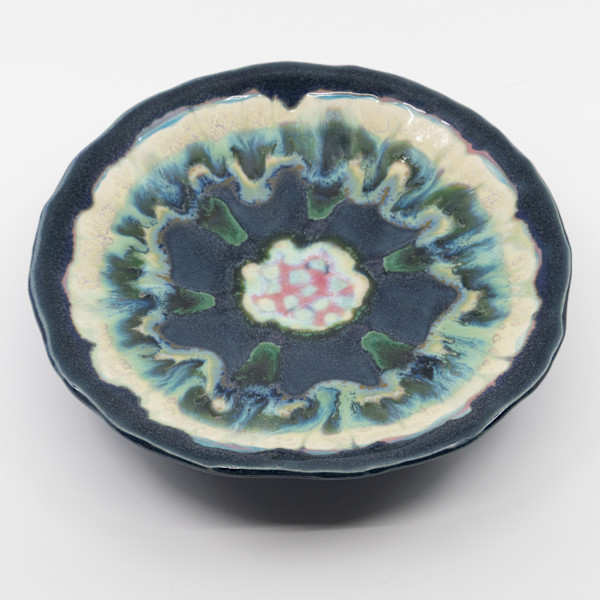 25029 Round Pedestal Serving Dish by Sandy Miller