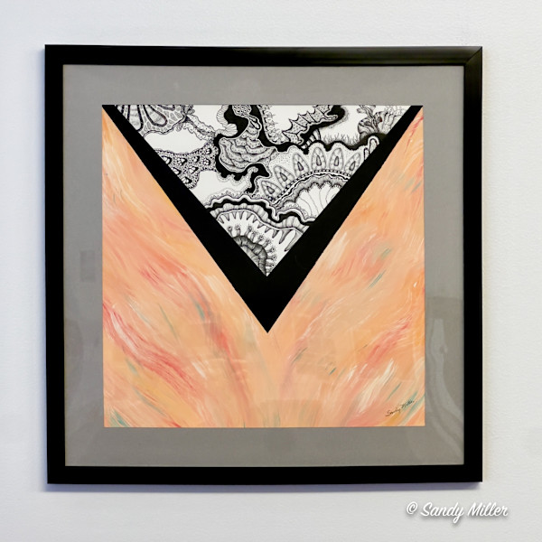 24023 - V Peach 4 by Sandy Miller, Image 1.