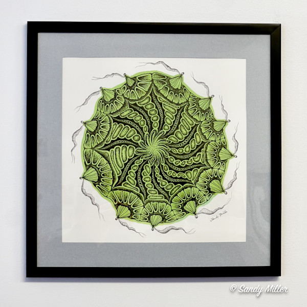 24010 - Lime Freeform 4 by Sandy Miller