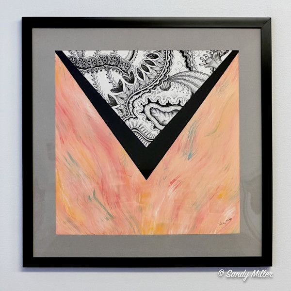 24022- V Peach 3 by Sandy Miller, Image 1.
