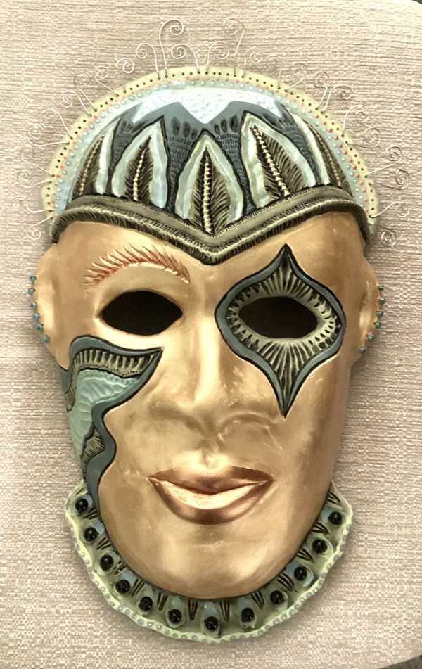 Mask Wall Art by Sandy Miller