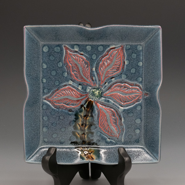 21050B - 6" Square Beveled Plate by Sandy Miller, Image 1.