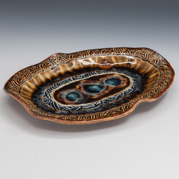Small Oval Tray by Sandy Miller