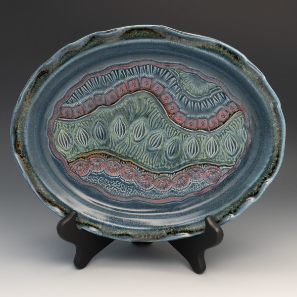 Oval Chinet Platter by Sandy Miller