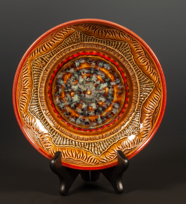Large Shallow Bowl by Sandy Miller