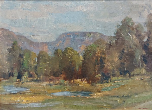 Late Afternoon - Burragong Valley NSW by John Barclay GODSON