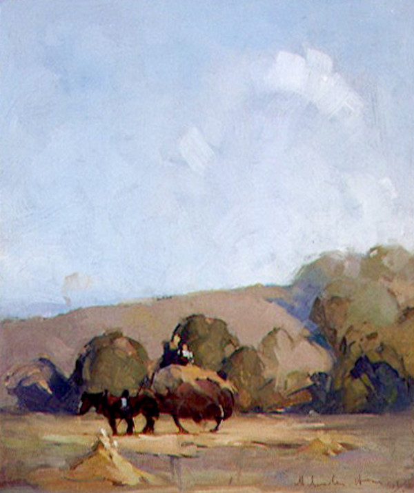 Gathering Hay by Malcolm HONE