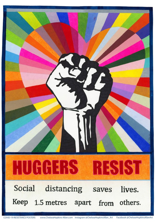 Huggers Resist by Chelsea HOPKINS- ALLAN