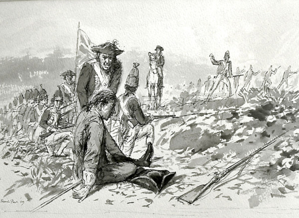 Victory at Quebec as Wolfe Lies Dying by Frank PASH